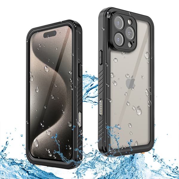 til iPhone 16 pro Cover Vandtæt, [IP68 Undervands] [Støvtæt]