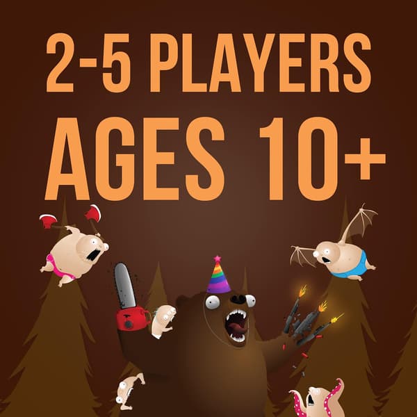 Exploding Kittens Bears vs Babies af Exploding Kittens - Kortspil for voksne, teenagere og børn - Sjove familiespil