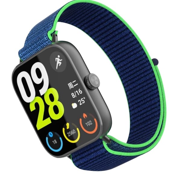 Redmi Watch 5/4 Flätad Nylonrem Grön Green
