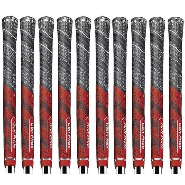 10 stk Golf Pride MCC PLUS 4 Golfgreb Standard Størrelse Rød Red