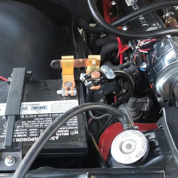 Top Post Knivblad Hovedafbryder, 12V / 24V Batteri Afbryder Isolator Strømafbryder til Marinebil Båd