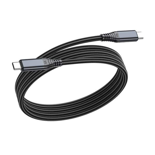 240W USB-C til USB-C hurtigopladningskabel til telefoner, laptops og mere, kompatibel med APPLE, Samsung, Huawei Sort 2 m Sort 2 m Black
