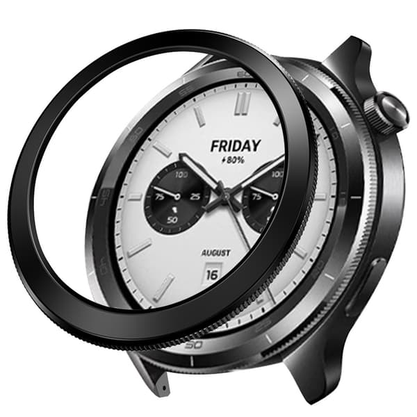 Stilig PC-ramme til Xiaomi Watch S4 - 4,7 cm Svart Black