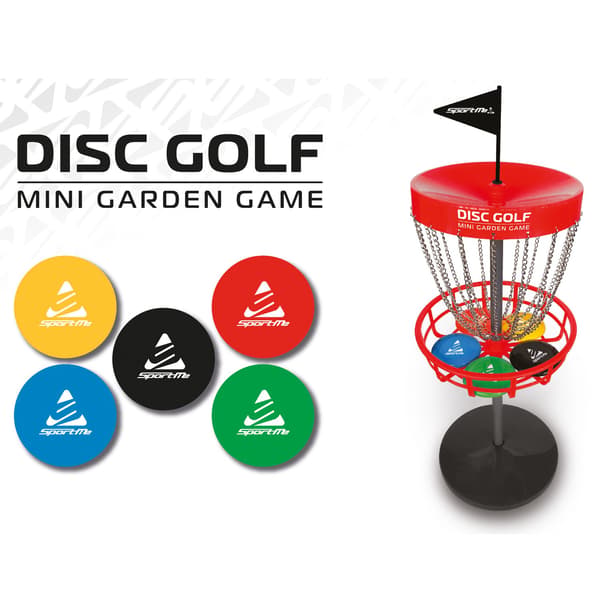 Discgolfsett med kurv