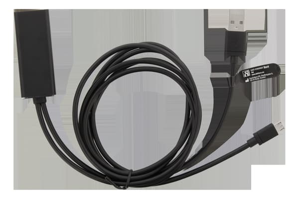 Ethernet-adapter för casting-enheter 1m 100 Mbps USB-A+USB MicroB