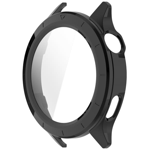 Xiaomi Watch S4 -kotelo sisäänrakennetulla näytönsuojalla - Musta