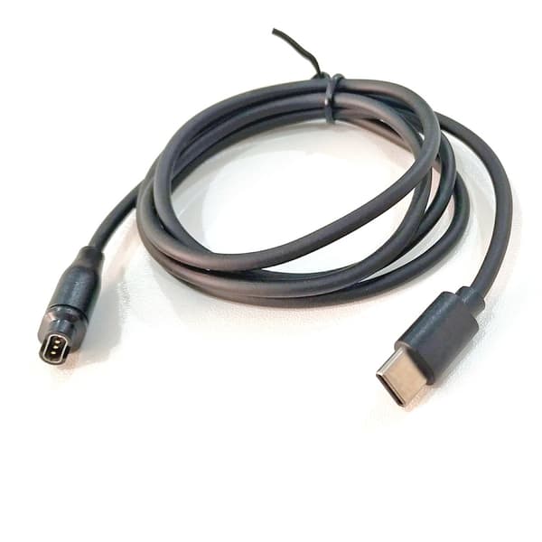 USB-C-älykellon latauskaapeli musta Garmin Fenix 5 / 5X / 5S / 6 / 6X / 6S