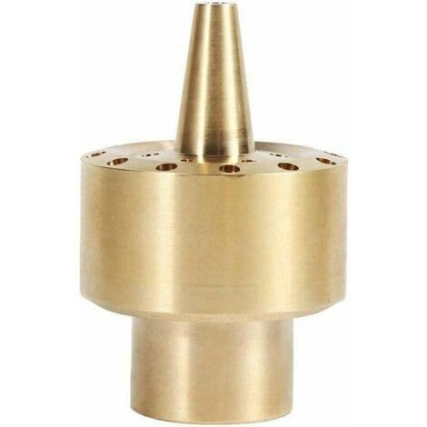 Messing spraydyse til springvand, vandstråledyse, fitting til havedamspumpe (1/2\")