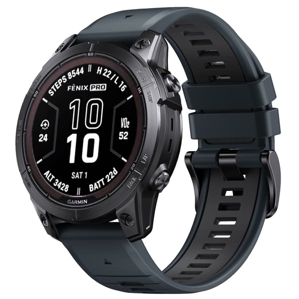 Stilig hurtigfeste for Garmin Fenix 7X Pro Mørkegrå DarkGrey