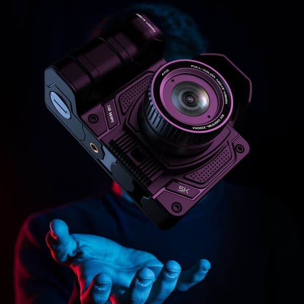 Digital mörkerseendekamera med 10X zoom och 4K-video