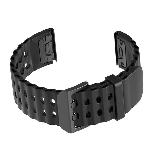 Silikonerem til Fenix 5x/6x/7X/8 51mm Sort 26 mm Sort 26 mm Black