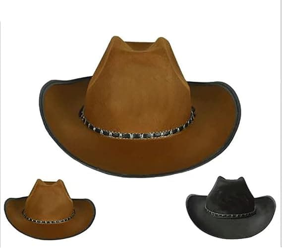 2 STK Cowboyhatte til Voksne Udklædning