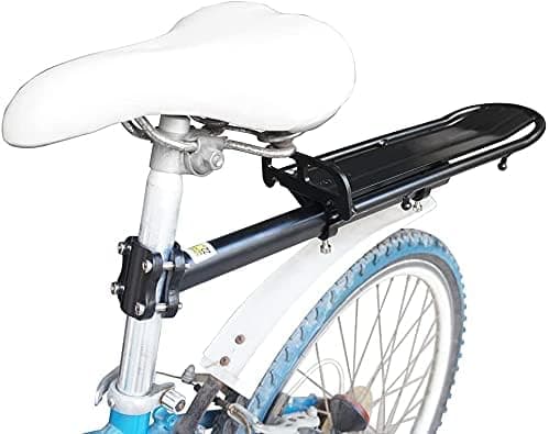 Infällbart bakre pakethållarstöd av aluminiumlegering för cyklar