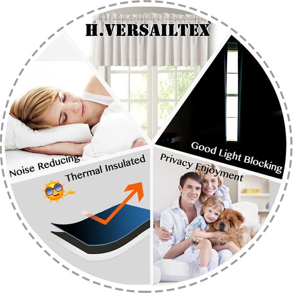 Mørkleggingsgardiner sett med 2 - Korte vindusgardiner i polyester for soverom, stue Lys grå