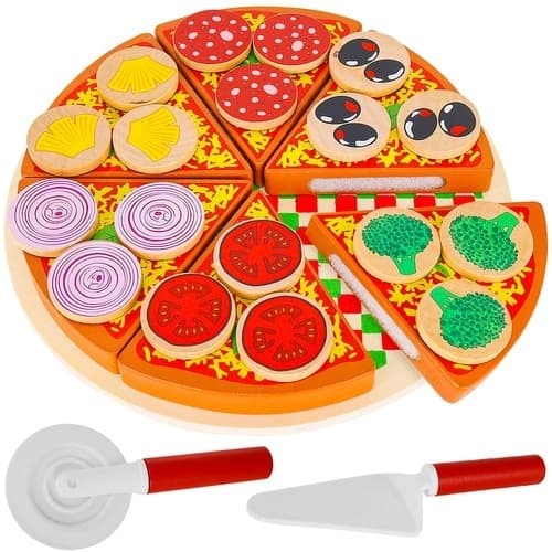 Lelupizza lapsille - Puinen lelu