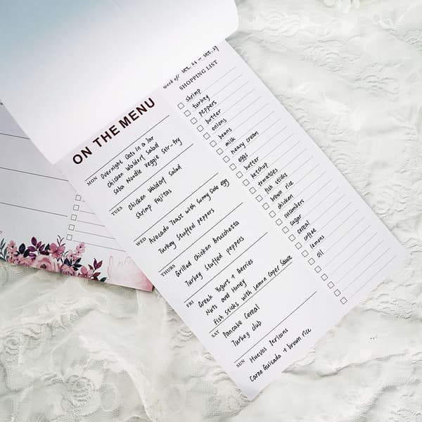 Magnetisk Notesblok - PZ021 Minimalistisk Kostplan