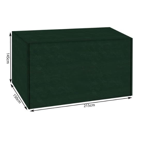 Stort överdrag för trädgårdsgunga i PE - 215 x 150 x 145 cm