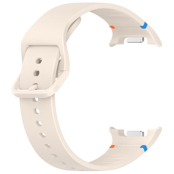 Silikonrem för Samsung Galaxy Watch 8 Beige Beige