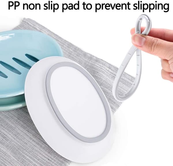 2-pack tvålkopp i plast med dränering för dusch (grön) green