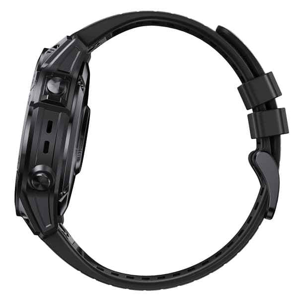 Tyylikäs pikakiinnitys Garmin Fenix 7X Pro Black -kellolle Black