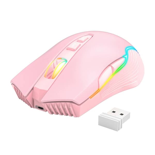 ONIKUMA CW905 Rosa 2.4G Trådløs Gamingmus