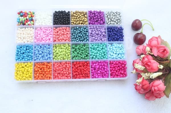 DIY Perleoppbevaringsboks med tilbehør - 24 rom