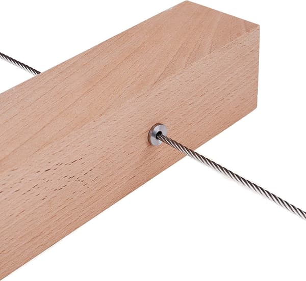 30 stk. beskyttelsesærmer i rustfrit stål til 1/8 tommer kabelrækværk, træstolper, gør-det-selv balustrade