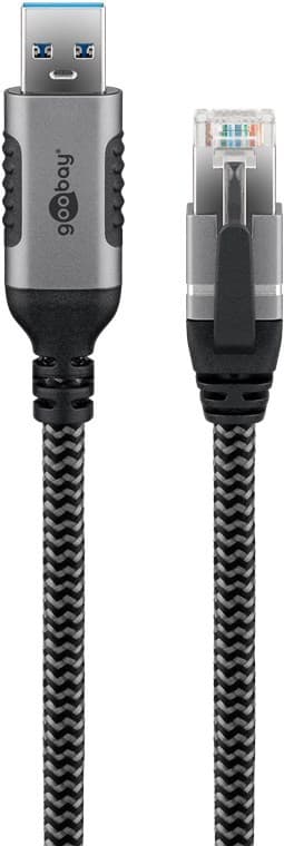 Ethernetkabel USB-A 3.0 til RJ45, 3 m