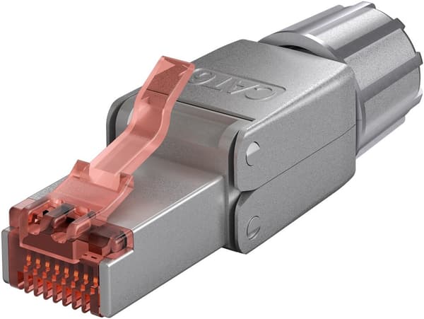 CAT 6 skjermet RJ45-kontakt STP, for verktøyfri montering