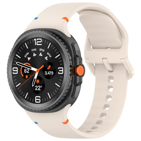 Silikonrem för Samsung Galaxy Watch 8 Beige Beige