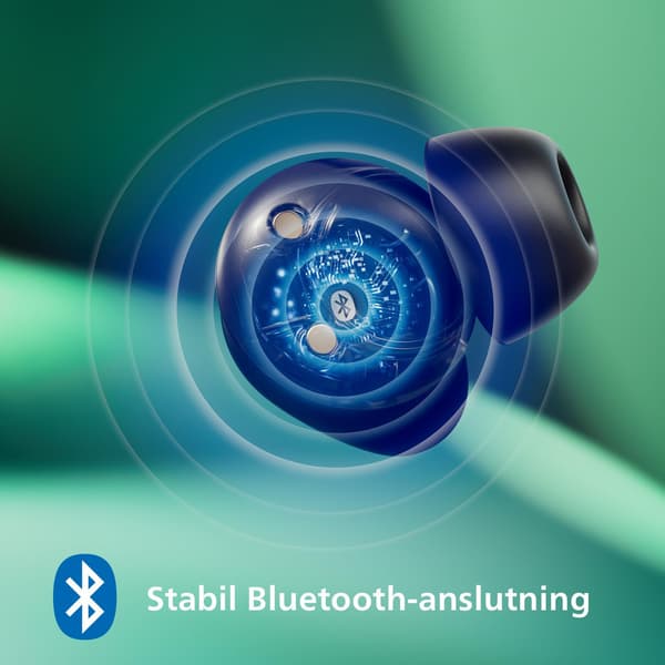 True Wireless In Ear Bluetooth Hörlurar - Små Öronsnäckor Dynamisk Bas, Tydliga Samtal och Fickformat Laddningsfodral
