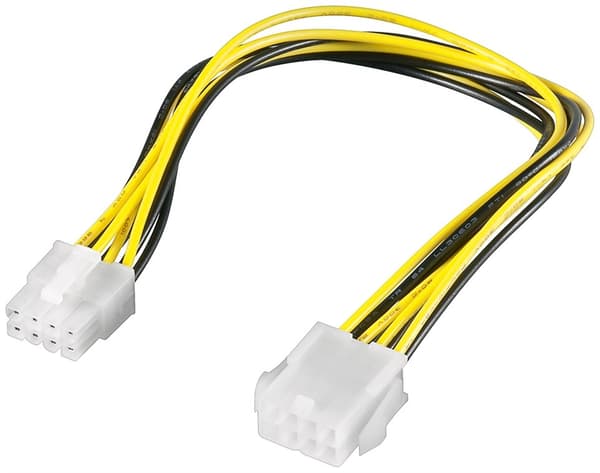 EPS skjøtestrømkabel for PC-er, 8 pinner