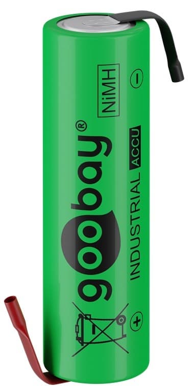 1x AA (Mignon) uppladdningsbart batteri - 2100 mAh