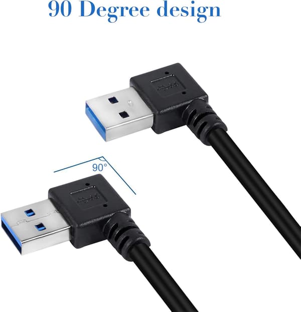 USB 3.0 SuperSpeed han til hun data kabel forlænger, en i hver ende