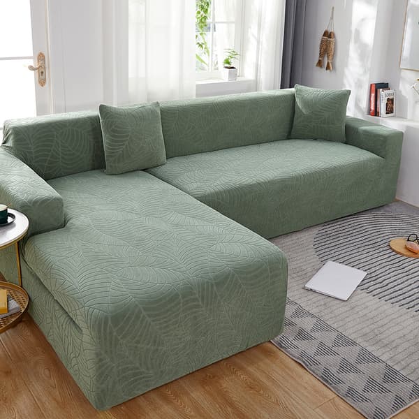 Sofabetræk, Sofabeskyttelse, Sofabetræk 2 Personers, Sofabetræk, Strækbart Sofabetræk, Plaid, Universal Sofabetræk Green 190-230cm