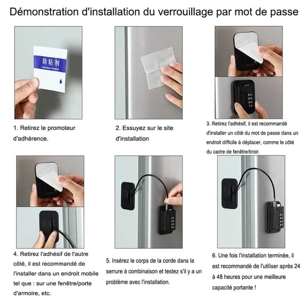 2-pack Child-Safe Window Lock with Code Lock – Security Lock for Windows