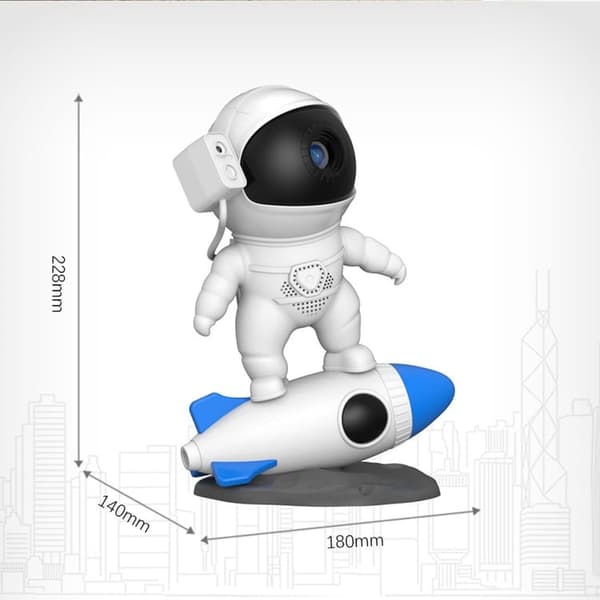 Astronaut Night Light/Galaxy Lamp - Starry Sky Projector with Bluetooth Speaker and Remote Control