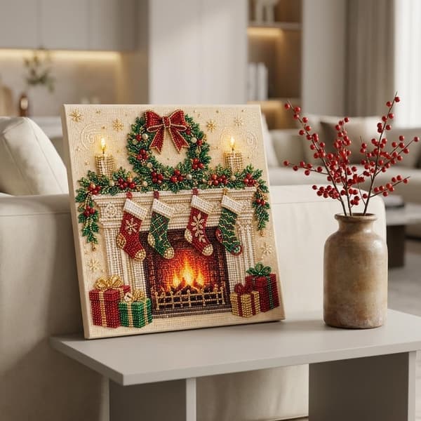 Christmas Diamond Painting Kit DIY – creative craft project, style 4 Style 4
