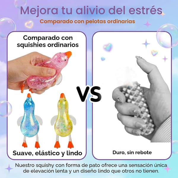And Squishy Stressbold – Blødt Klemmelegetøj med Langsom Tilbagevenden, Sensorisk Fidget Legetøj til Stresslindring, Afslappende Legetøj til Hverdagen 2pcs