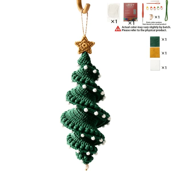 Christmas Bead Kit DIY - Christmas Tree Spiral Spring, Soft, DIY Craft Style 4