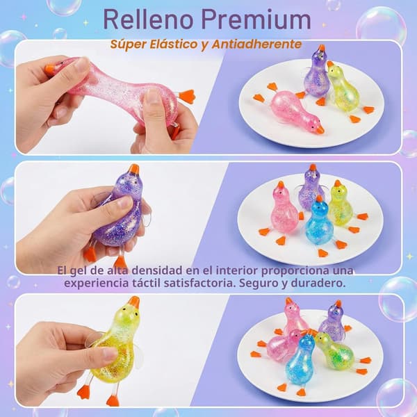 And Squishy Stressbold – Blødt Klemmelegetøj med Langsom Tilbagevenden, Sensorisk Fidget Legetøj til Stresslindring, Afslappende Legetøj til Hverdagen 2pcs