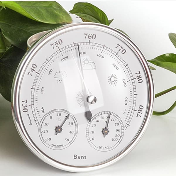 Analog vejrstation - barometer, termometer, hygrometer