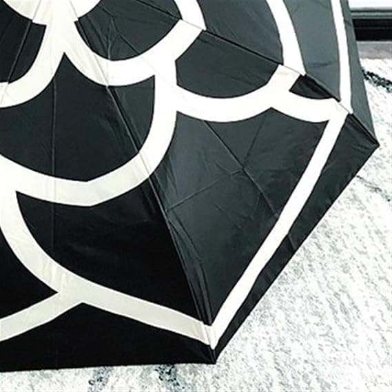 Foldbart Automatisk Paraply – Gennemsigtig UV-Beskyttelse, Regn & Sol, Til Kvinder & Mænd sort