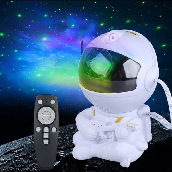 Astronaut Galaxy Projector, Starry Sky Night Light with Remote Control, USB Charging