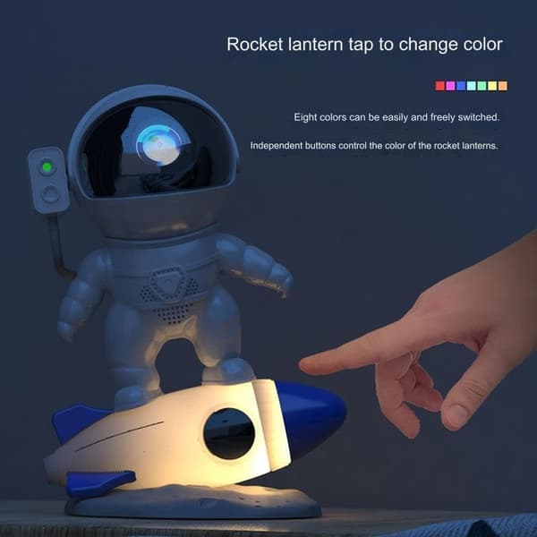 Astronaut Night Light/Galaxy Lamp - Starry Sky Projector with Bluetooth Speaker and Remote Control