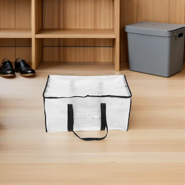 Stor opbevaringstaske med mesh-panel 2-pak – foldbar til under sengen Style 2