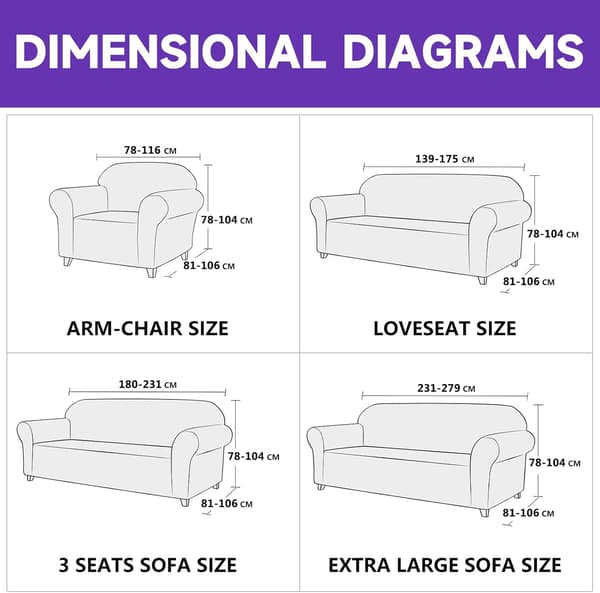 Strækbart sofabetræk, skridsikker sofabetræk, elastisk sofabetræk med armlæn, sofabetræk Koltuk Örtüsü sofakast darkgray 1 sitzer | sofa breite: 81-120 cm