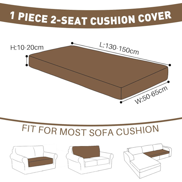 Sofahynde Betræk, Strækbart, Elastisk Hyndebetræk, Sofahyndebetræk, Universal Sofahyndebetræk, Sofahynde Sofabetræk Dark Gray Extra Large Single