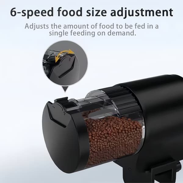 Automatisk Akvariefoderautomat – 24 timers timer, stor kapacitet & ingen batterier kræves