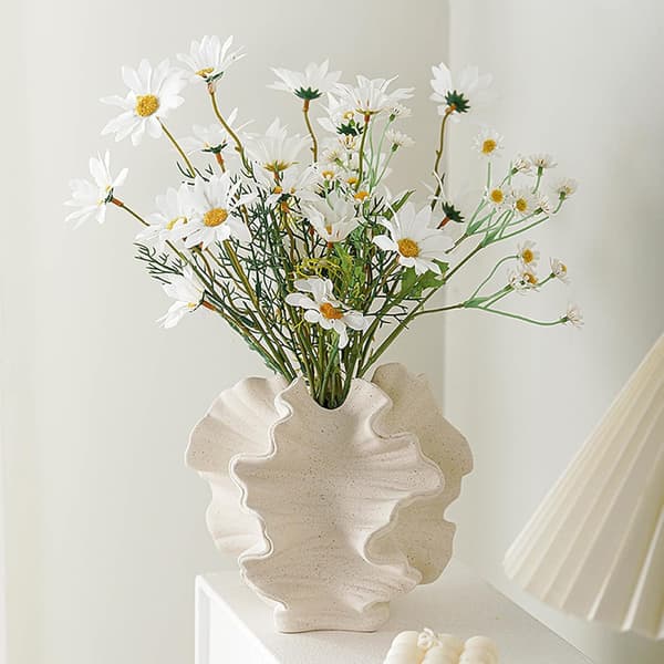 Nordisk Minimalistisk Keramikvas 1-pack - Boho Inredningsstil B Vit White B